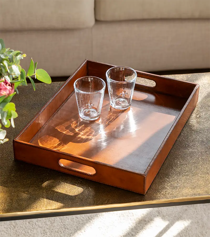 Tablett - Leder
